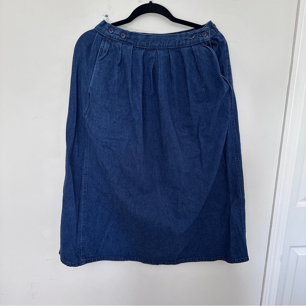 Vintage Calvin Klein Denim Blue Women's Skirt